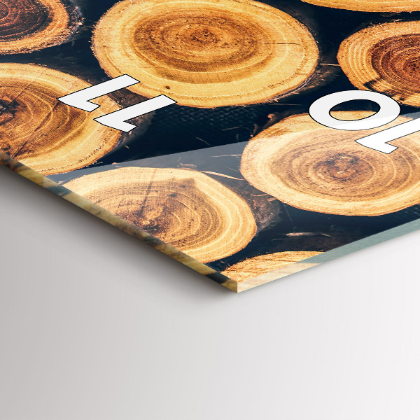 Horloge rectangulaire verticale Bois