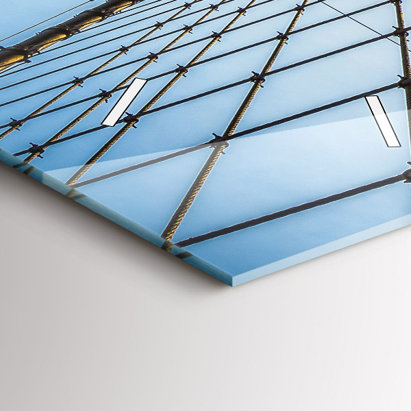 Horloge rectangulaire verticale Pont de Brooklyn à New York