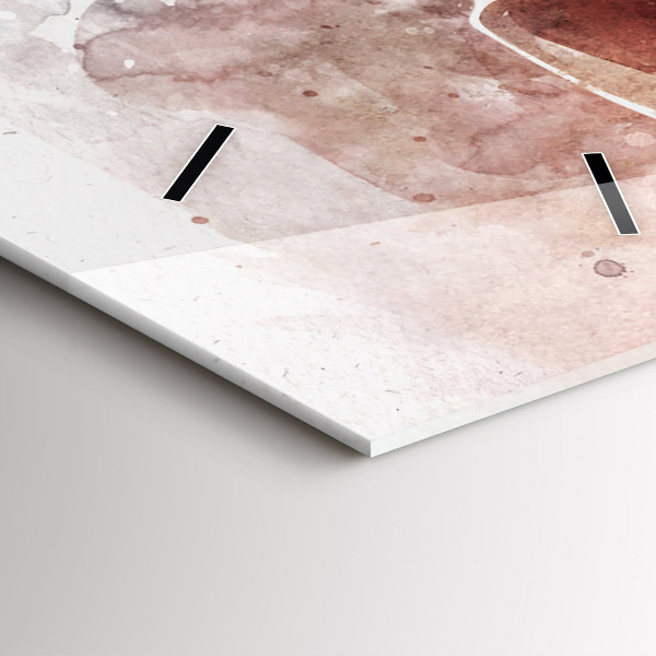 Horloge rectangulaire verticale Visualisation de guitare