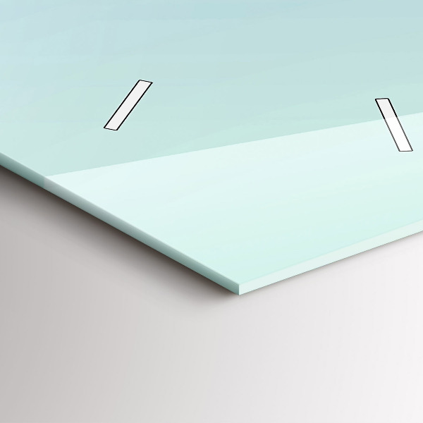 Horloge rectangulaire verticale figures géométriques