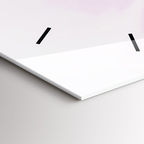 Horloge rectangulaire verticale Abstraction