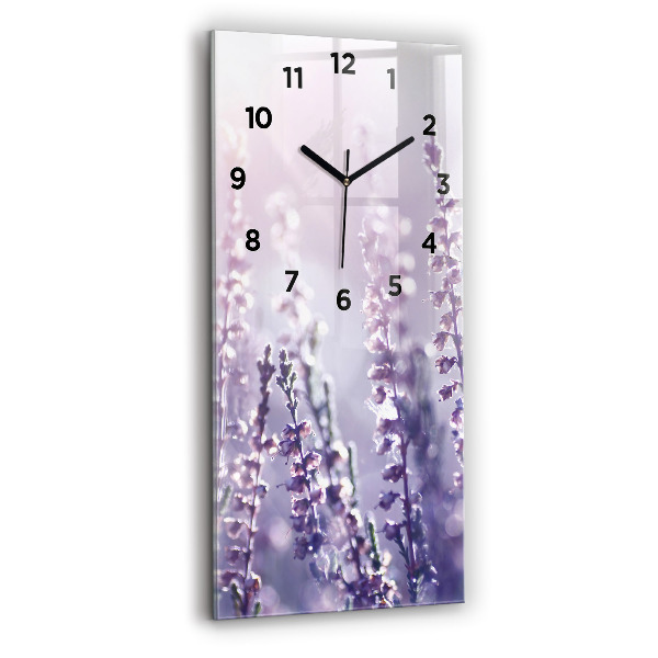 Horloge rectangulaire verticale Abstraction