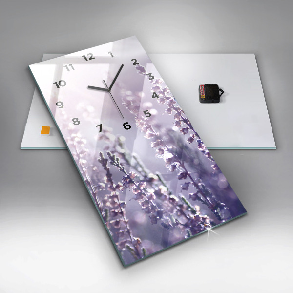 Horloge rectangulaire verticale Abstraction