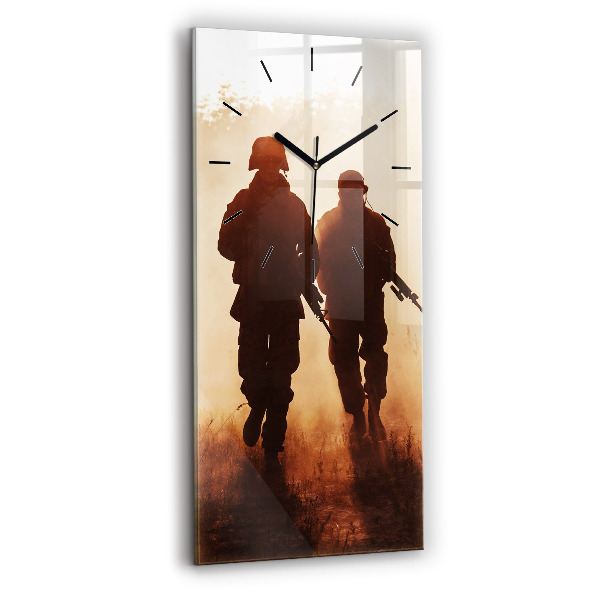 Horloge rectangulaire verticale Marines des États-Unis