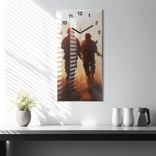 Horloge rectangulaire verticale Marines des États-Unis