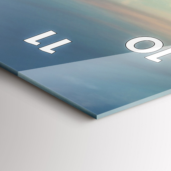 Horloge rectangulaire verticale New York Manhattan