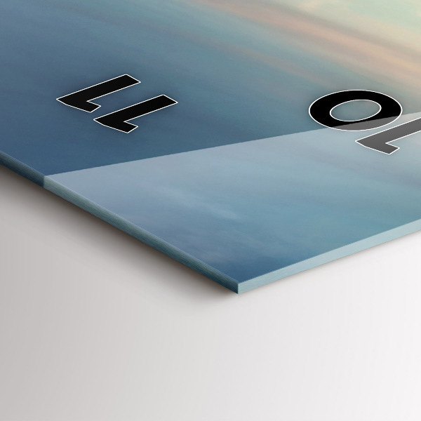 Horloge rectangulaire verticale New York Manhattan