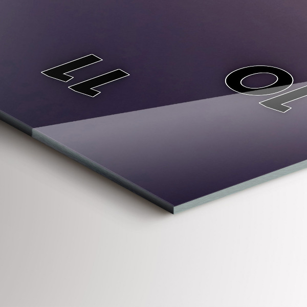 Horloge rectangulaire verticale Rivière East de New York