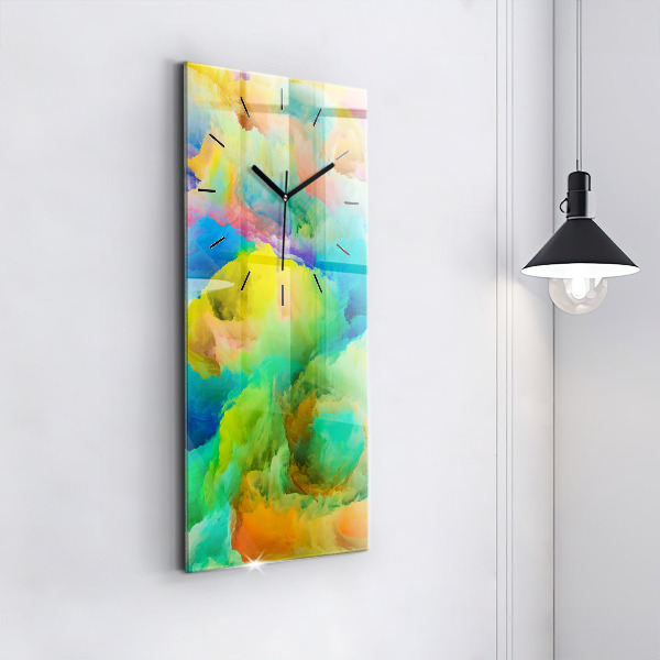 Horloge rectangulaire verticale Texture fractale