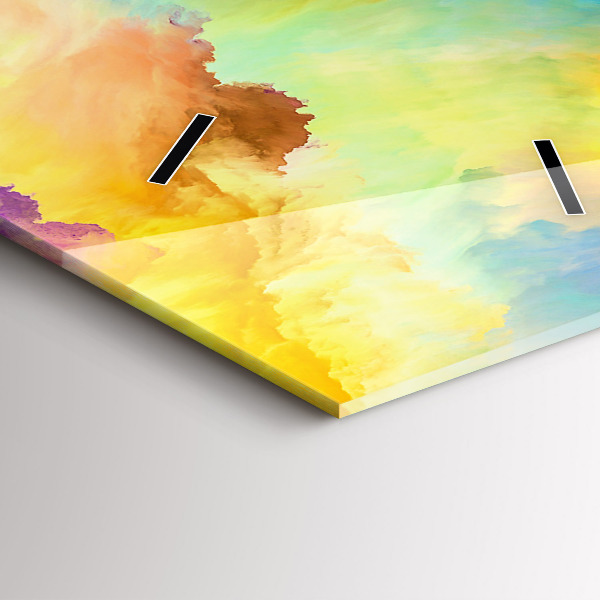 Horloge rectangulaire verticale Texture fractale