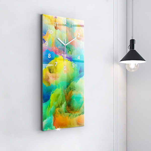 Horloge rectangulaire verticale Texture fractale