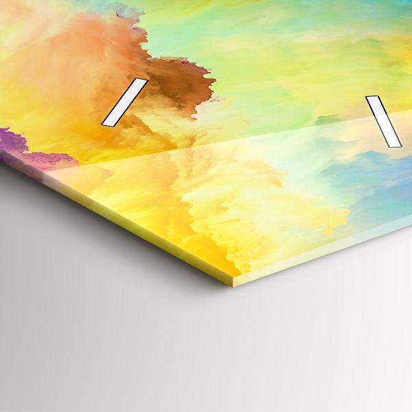 Horloge rectangulaire verticale Texture fractale