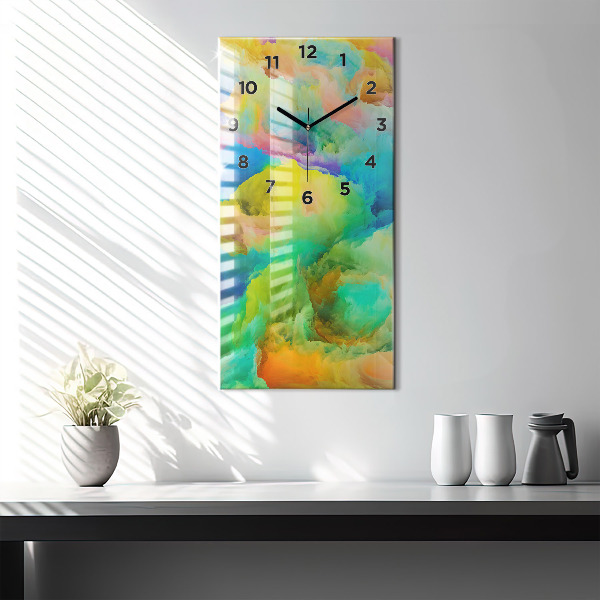 Horloge rectangulaire verticale Texture fractale
