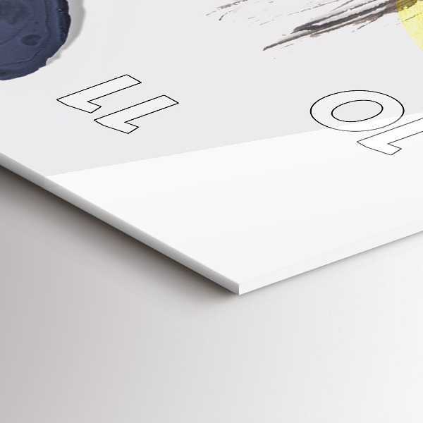 Horloge rectangulaire verticale Collage surréaliste