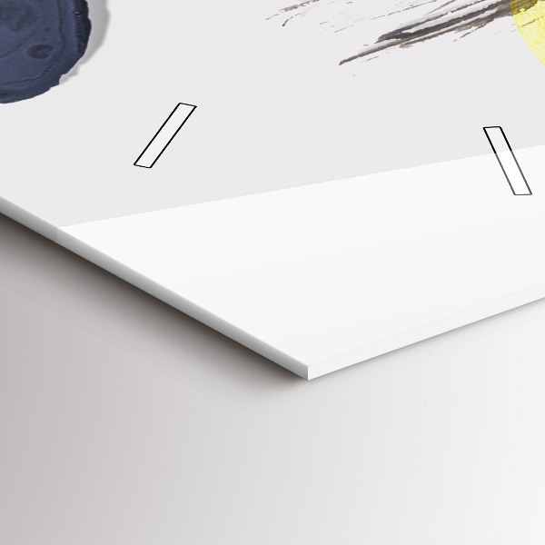 Horloge rectangulaire verticale Collage surréaliste