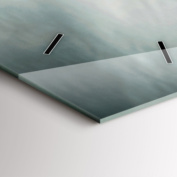 Horloge rectangulaire verticale Adrénaline de style moteur