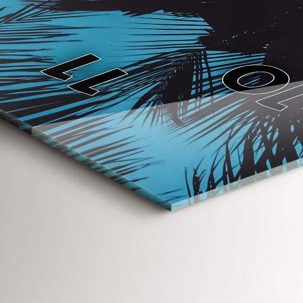 Horloge rectangulaire verticale Surfer sur la plage