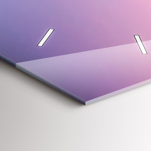 Horloge rectangulaire verticale Coucher de soleil aux Maldives