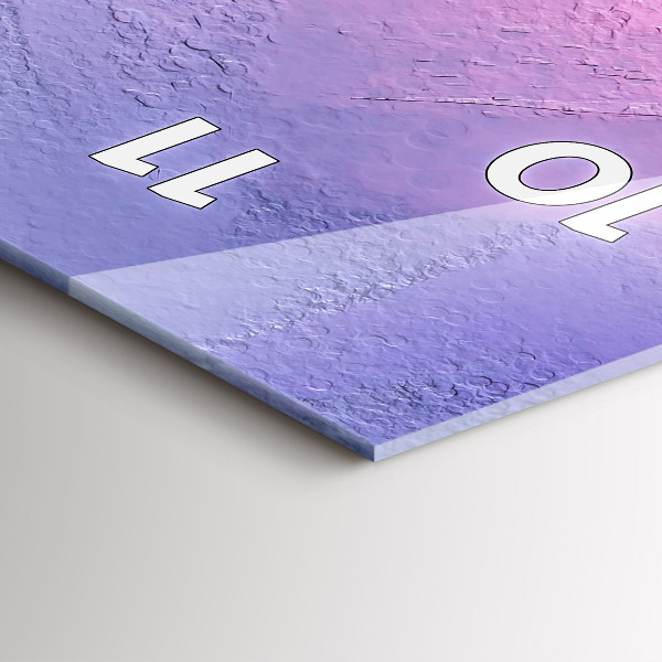 Horloge rectangulaire verticale Paysage marin