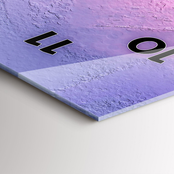 Horloge rectangulaire verticale Paysage marin