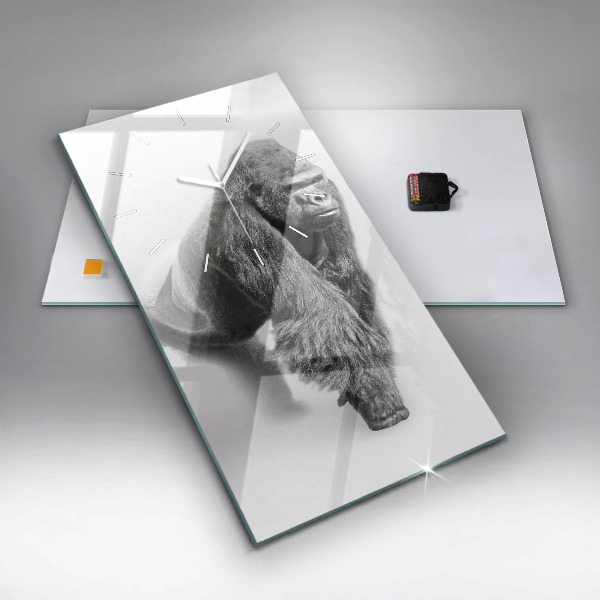 Horloge rectangulaire verticale 'Collection d''art animalier'