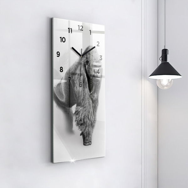 Horloge rectangulaire verticale 'Collection d''art animalier'