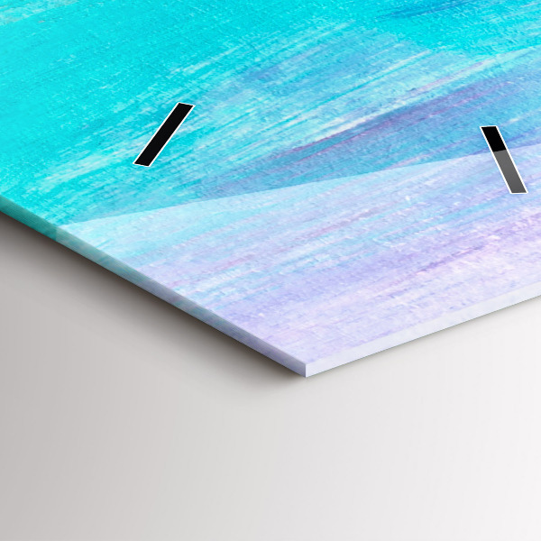 Horloge rectangulaire verticale Abstraction de gratte-ciel