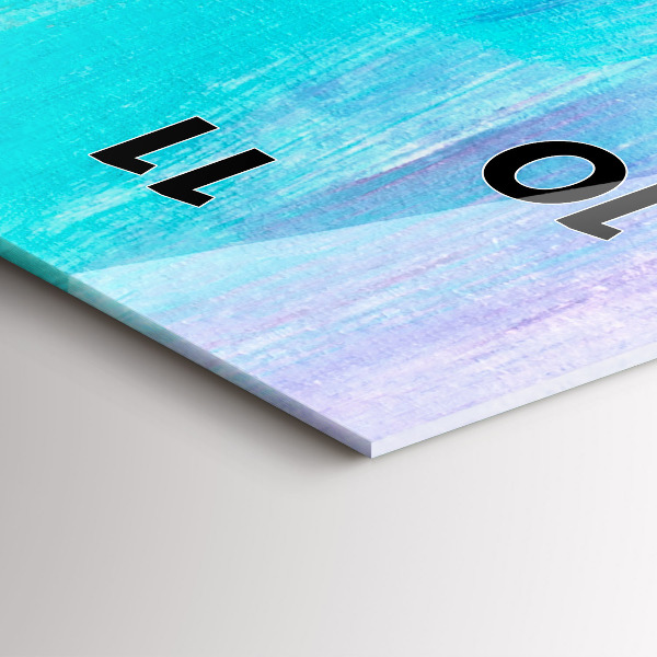 Horloge rectangulaire verticale Abstraction de gratte-ciel