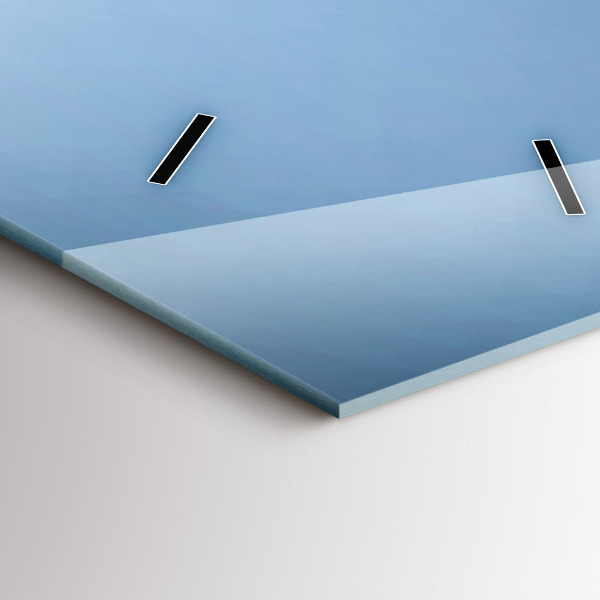 Horloge rectangulaire verticale Des cygnes dans le cœur