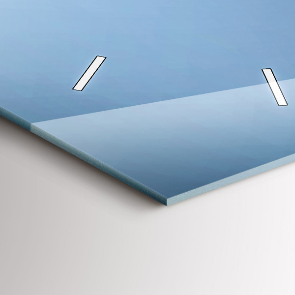 Horloge rectangulaire verticale Des cygnes dans le cœur