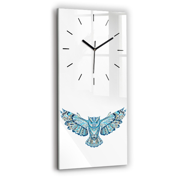 Horloge murale verticale Chouette en vol