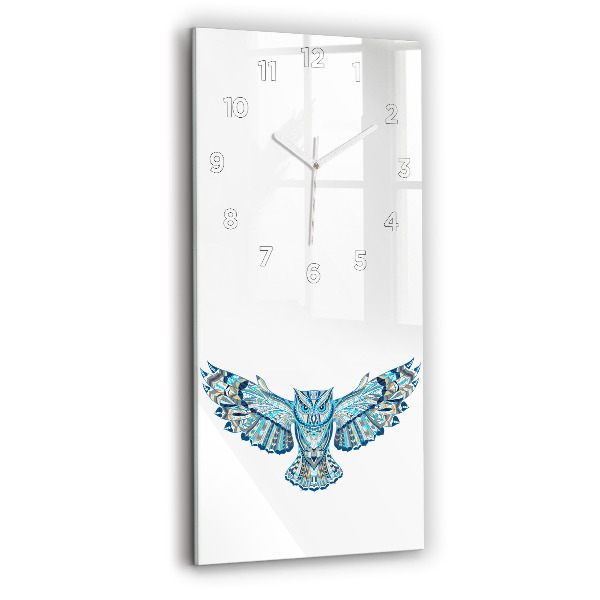 Horloge murale verticale Chouette en vol