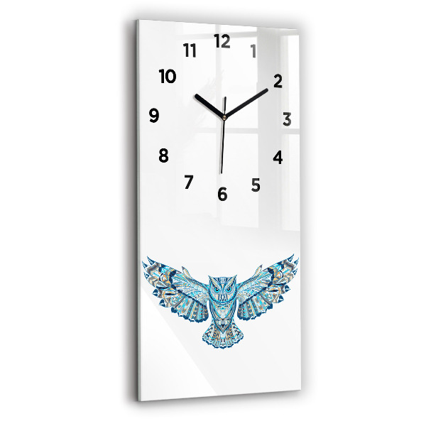 Horloge murale verticale Chouette en vol