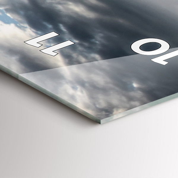 Horloge rectangulaire verticale Gondole à Venise