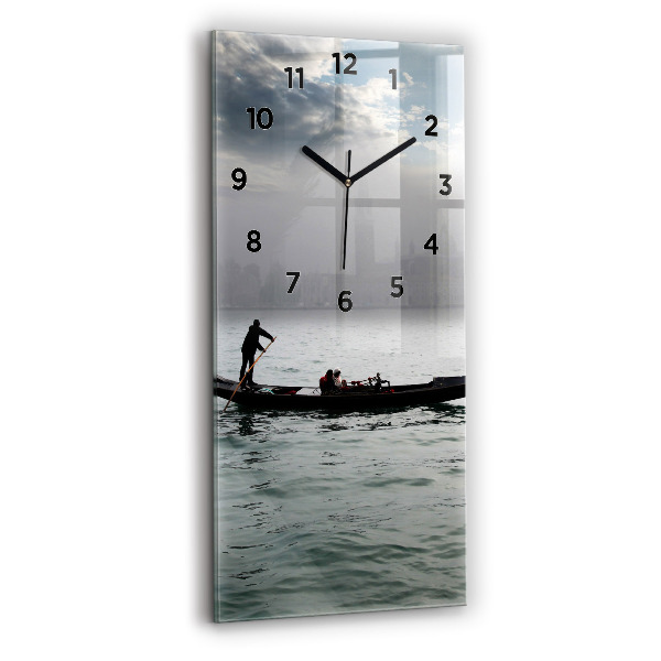 Horloge rectangulaire verticale Gondole à Venise