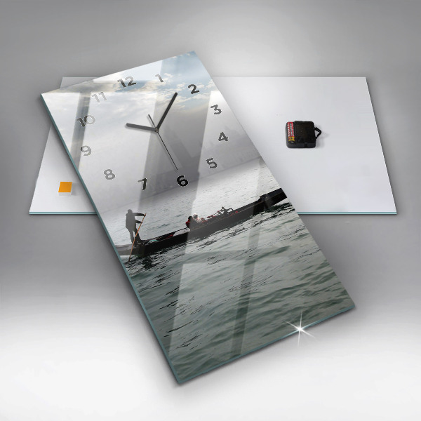 Horloge rectangulaire verticale Gondole à Venise