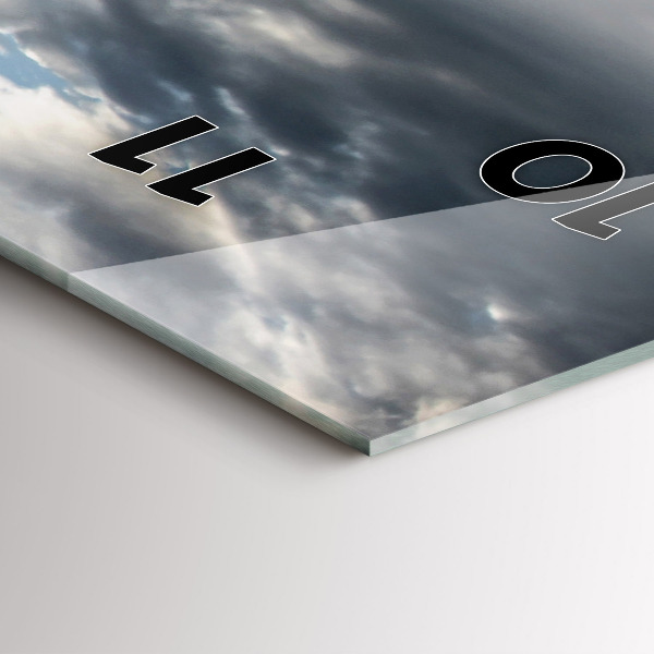 Horloge rectangulaire verticale Gondole à Venise