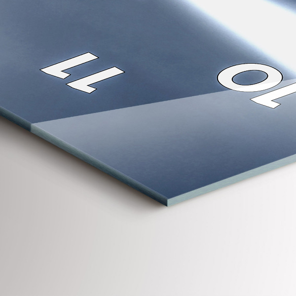 Horloge rectangulaire verticale Phare