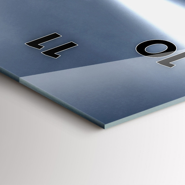 Horloge rectangulaire verticale Phare