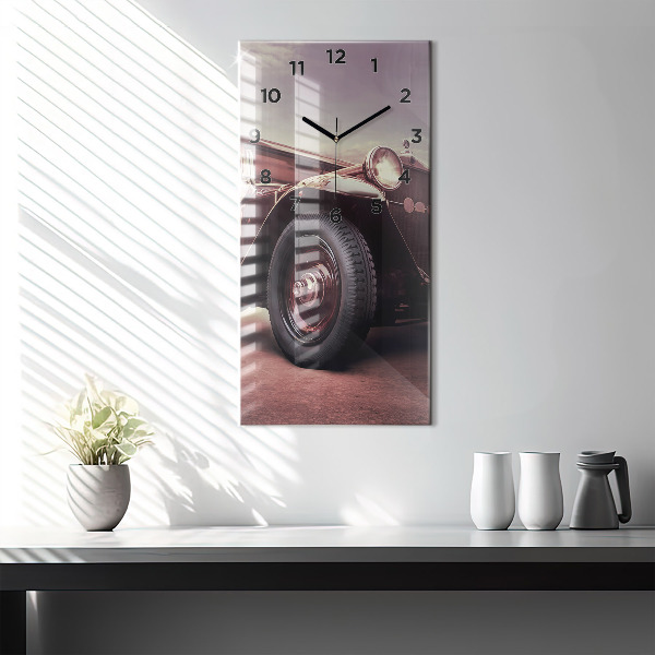 Horloge rectangulaire verticale Voiture ancienne