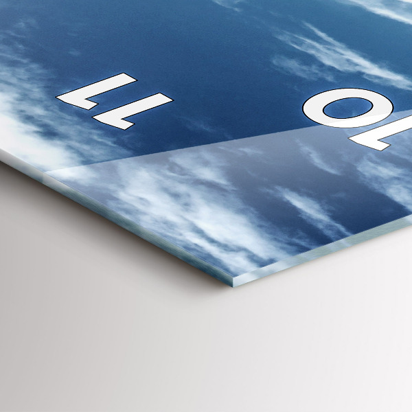 Horloge rectangulaire verticale Gondoles Venise Italie