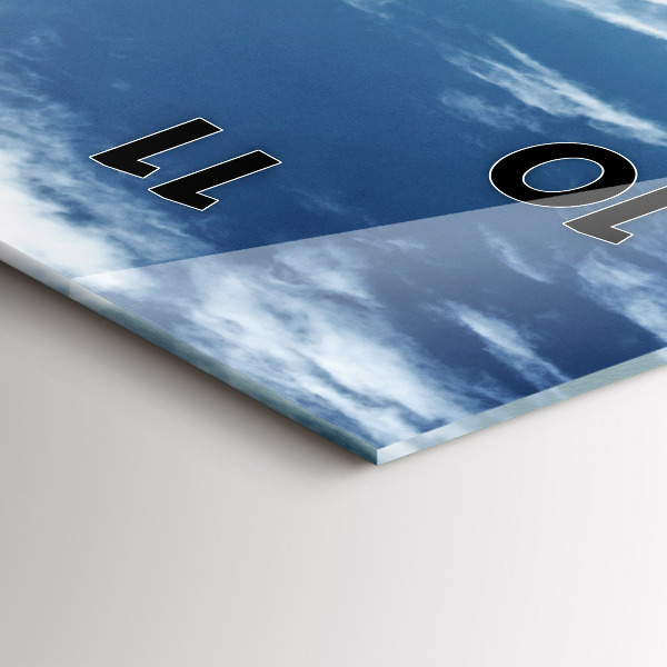 Horloge rectangulaire verticale Gondoles Venise Italie