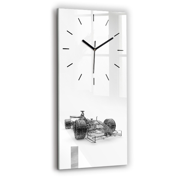 Horloge rectangulaire verticale conception de voiture de F1