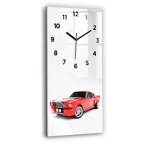 Horloge rectangulaire verticale Voiture de sport