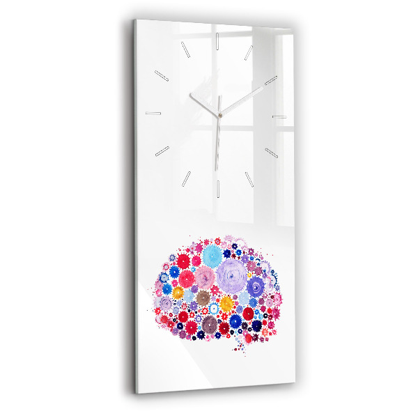 Horloge rectangulaire verticale Illustration abstraite colorée