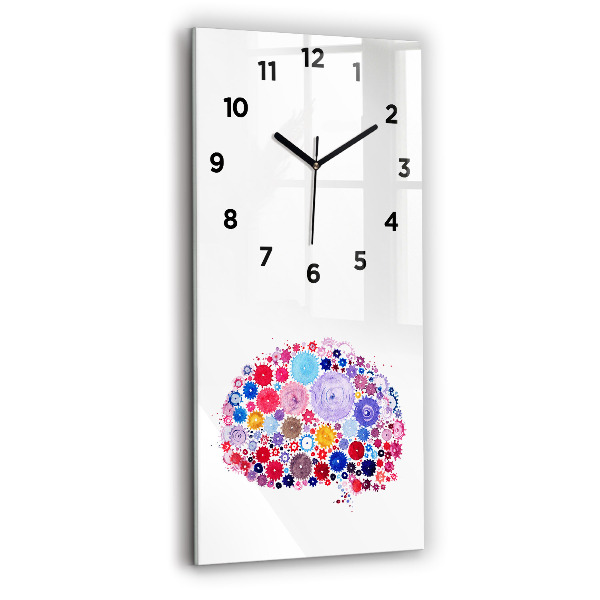 Horloge rectangulaire verticale Illustration abstraite colorée