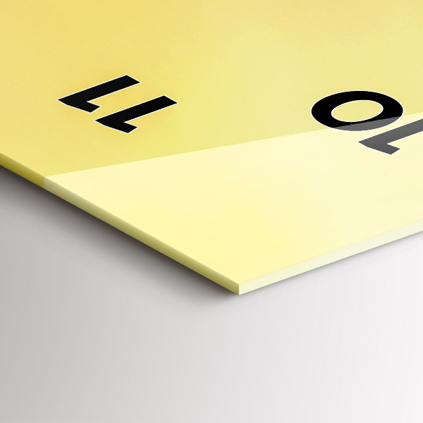 Horloge rectangulaire verticale Rivière Zhujiang Chine