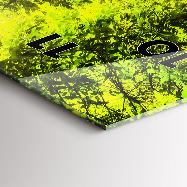 Horloge rectangulaire verticale Cascade en Thaïlande