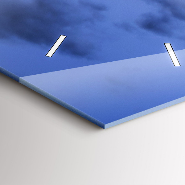 Horloge rectangulaire verticale Bus rouge de Londres