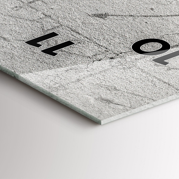 Horloge rectangulaire verticale Croquis de la ville